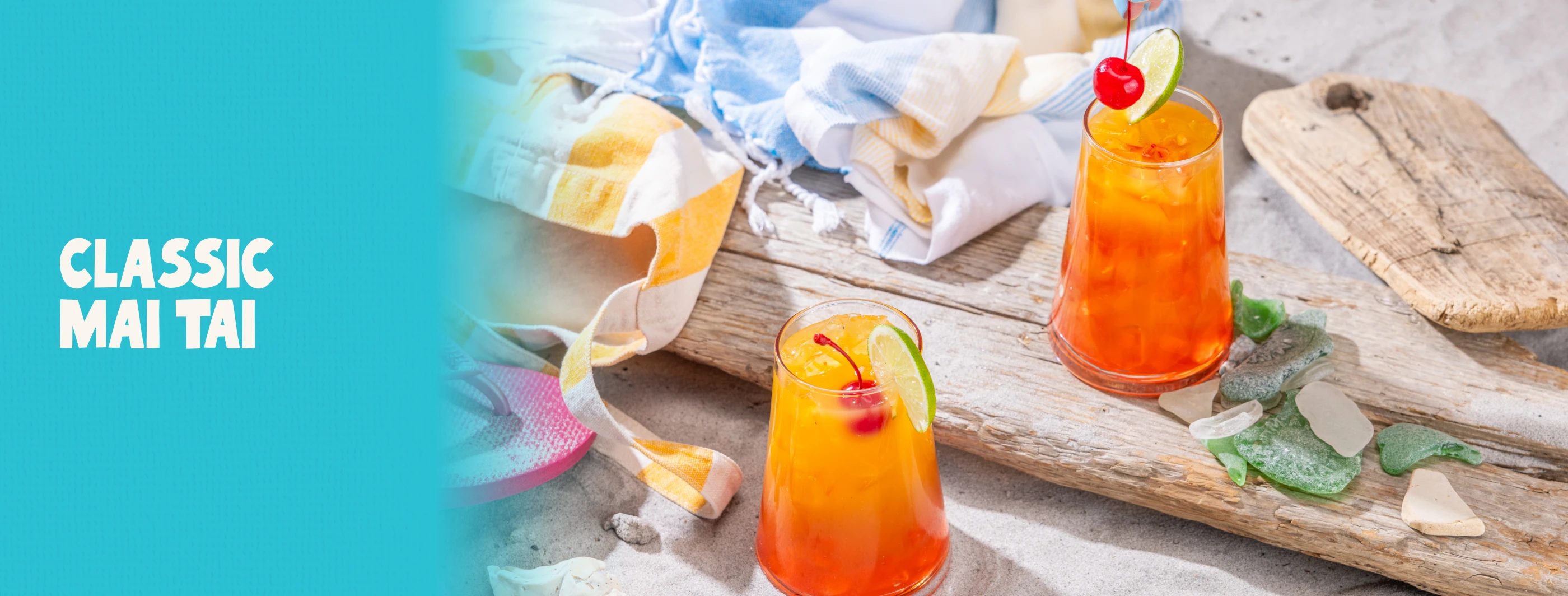 a classic mai tai cocktail