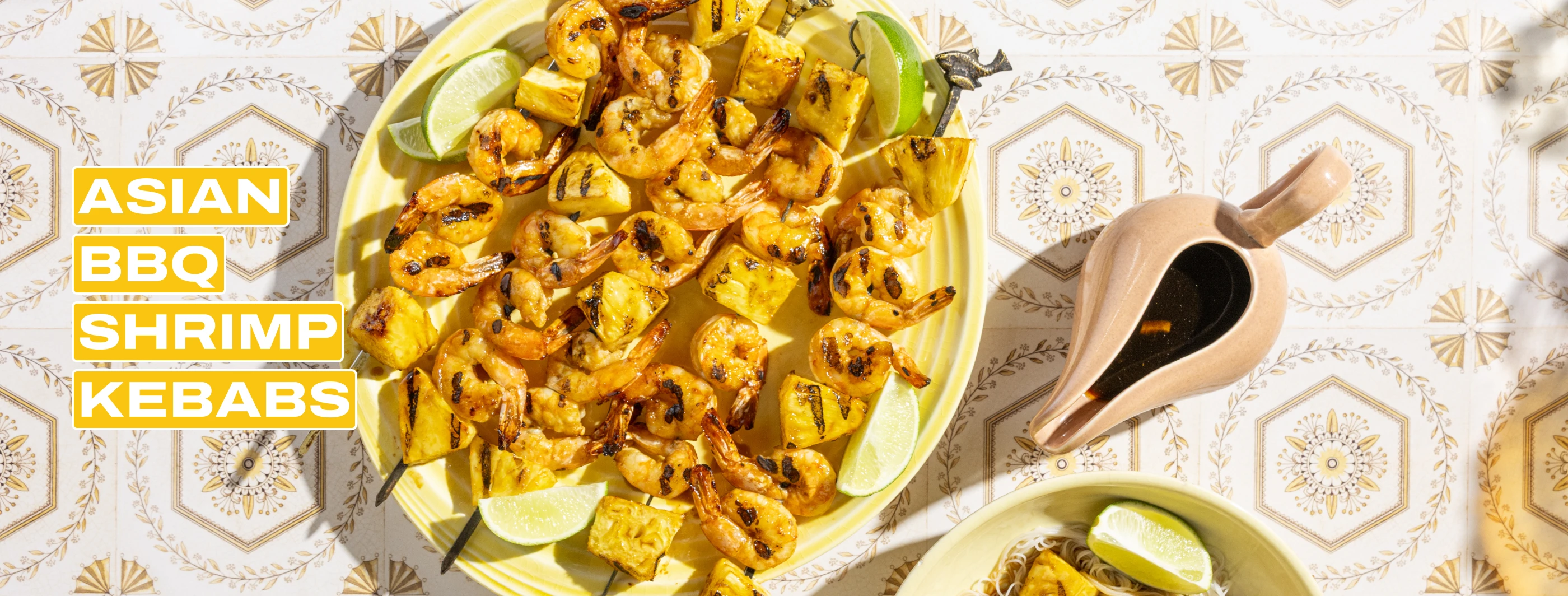 asian BBQ shrimp kebabs