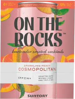 ON THE ROCKS SPARKLING PEACH COSMO