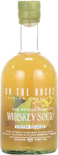 ON THE ROCKS SPICED PEAR WHISKEY SOUR