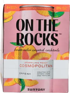 ON THE ROCKS SPARKLING PEACH COSMO