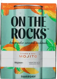 ON THE ROCKS MANGO MINT MOJITO 4PK