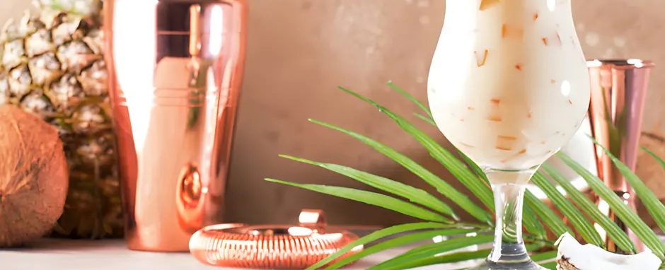 Piña Colada on countertop