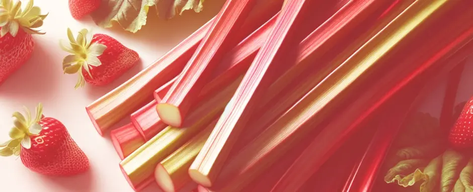 Summer’s iconic duo. Strawberry & Rhubarb are a match made in heaven. 