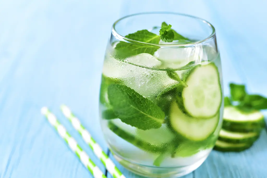 Fresh Cucumber Gin Mojito