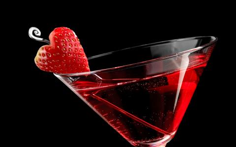 Strawberry Tease Martini