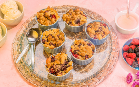 Berry Maine Rum Crumble