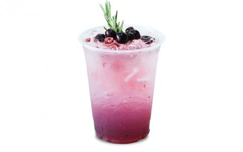 Blueberry Gin Collins