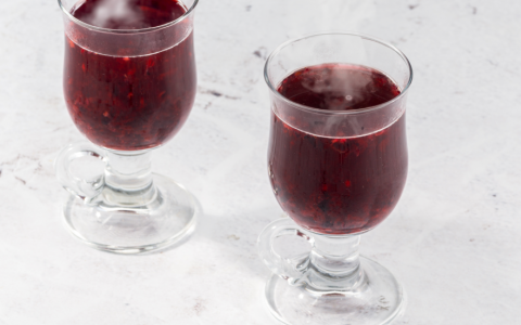 Blueberry Hot Toddy Mocktail