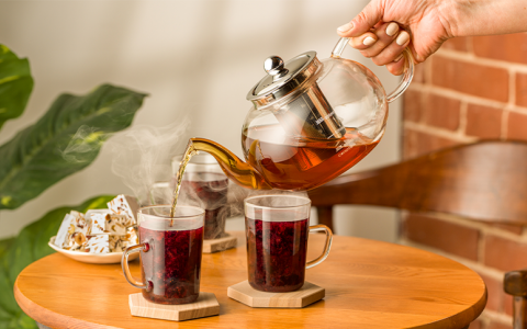 Blueberry & Rum Hot Toddy
