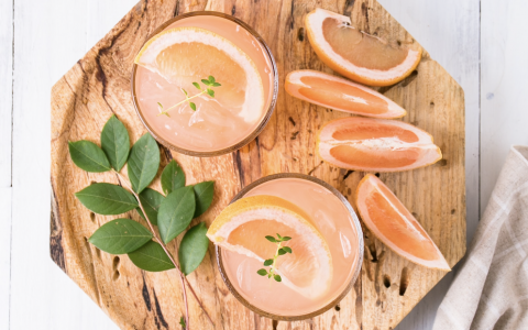 Grapefruit Honey Gin Tonic