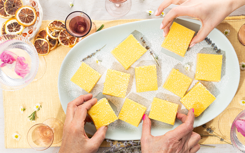 Lavender Lemon Bars