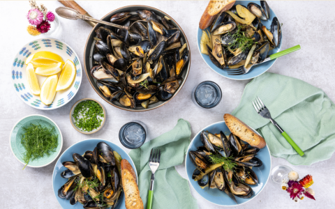 Mussels & Fernet Cream Sauce