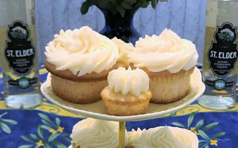 St. Elder Elderflower Cupcakes