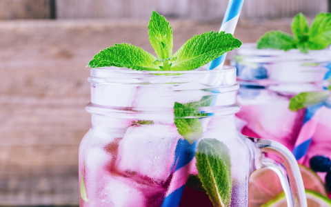 Maine Blueberry Mint Julep