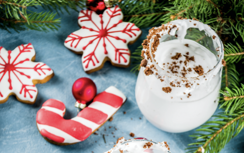 Gingerbread Cookies + Milk