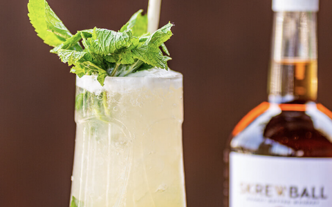 Peanut Butter Chartreuse Swizzle