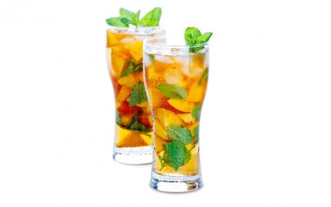 Spiced Peach Mojito