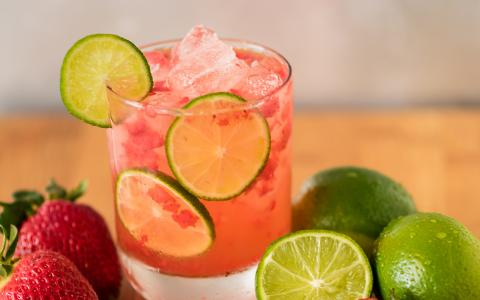 Strawberry Limeade (Mocktail)