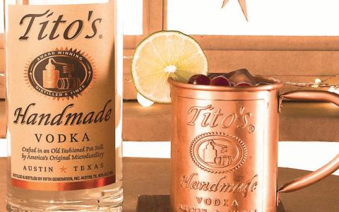 Tito's Cranberry Mule