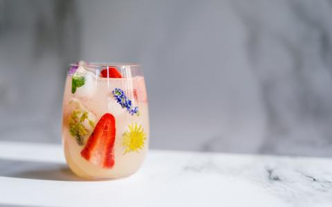Summery Apple Blossom Mocktail