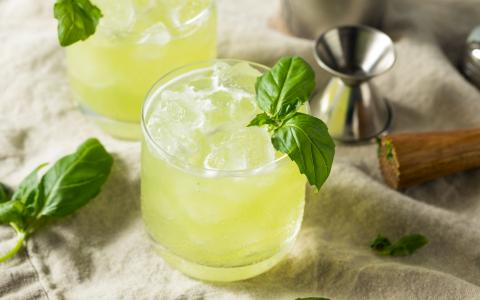 Green Chartreuse Swizzle