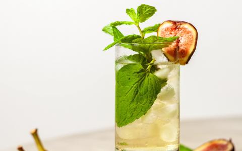 Fall Fig Fizz Mocktail