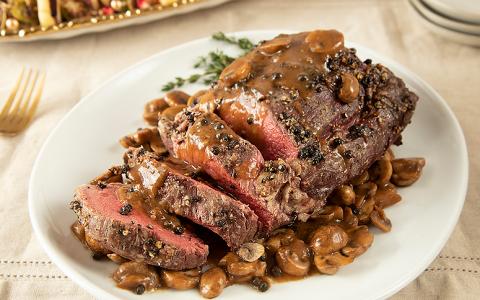 Bourbon Peppercorn Beef