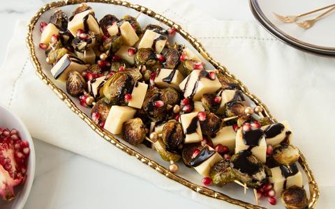 Roasted Gin Balsamic Brussels