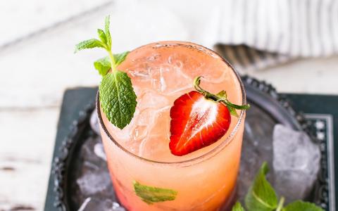 Strawberry Mojito Mocktail