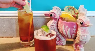 Tiki Drinks at Eventide in Portland, ME