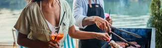 Fire up the grill & mix up a cocktail! 
