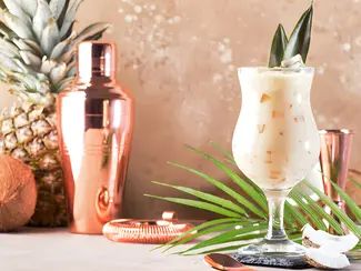 Piña Colada on countertop