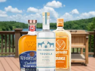 Bottles on porch 