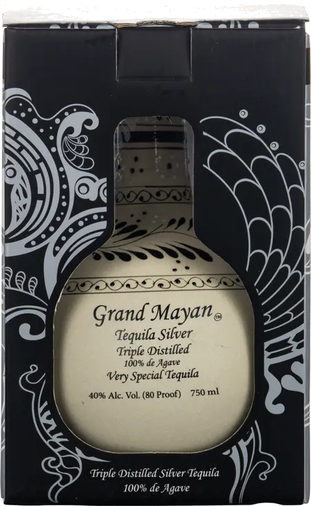 GRAND MAYAN TRIPLE DIST SILVER TEQUILLA