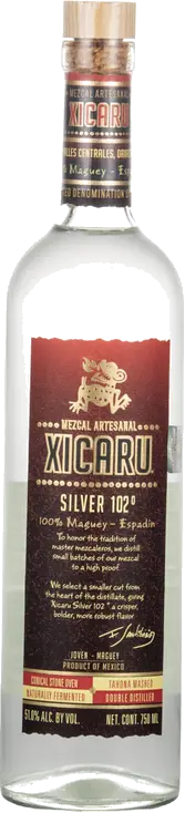 XICARU SILVER 102 MEZCAL