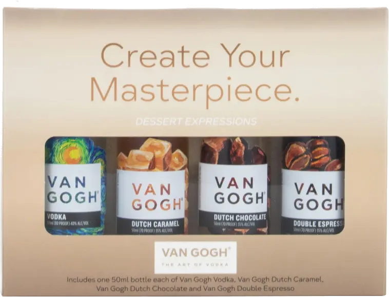 VAN GOGH DESSERT PACK SAMPLER 4X 50ML