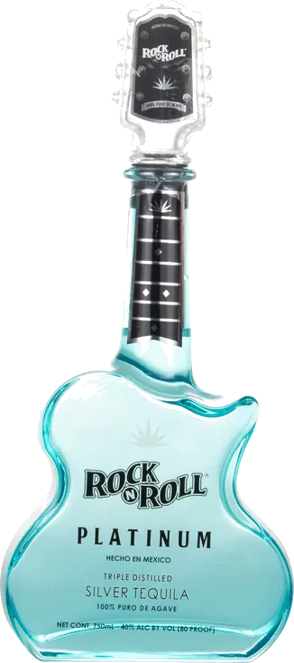 ROCK N ROLL PLATINUM BLUE GUITAR TEQUILA