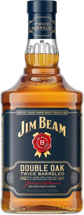 JIM BEAM DOUBLE TWICE BARRELED KSBW