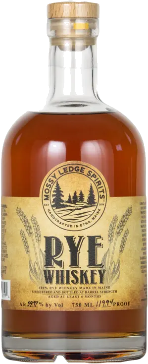 MOSSY LEDGE RYE WHISKEY