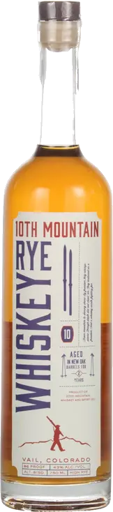 10TH MOUNTAIN RYE WHISKEY