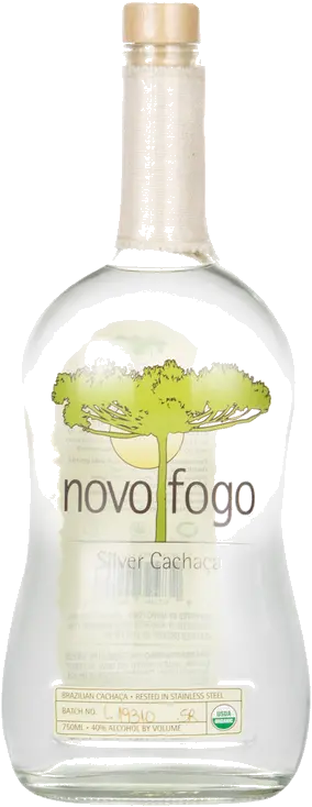 NOVO FOGO SILVER CACHACA ORGANICA