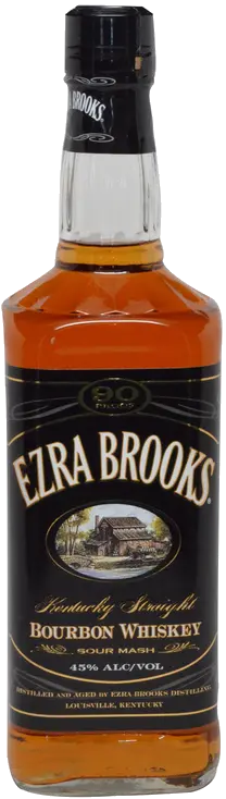 EZRA BROOKS BOURBON