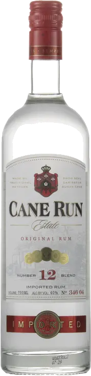 CANE RUN ESTATE ORIGINAL RUM WHITE
