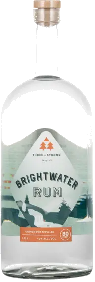 THREE OF STRONG SPIRITS BRIGHTWATER RUM