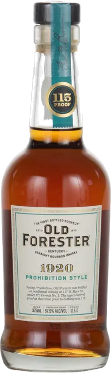 OLD FORESTER 1920 PROHIBITION STYLE