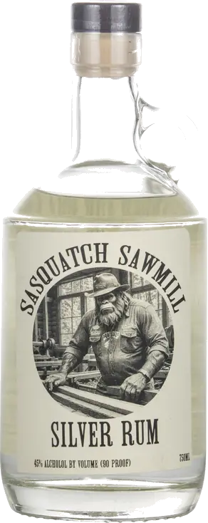 SASQUATCH SAWMILL MAINE MADE SILVER RUM