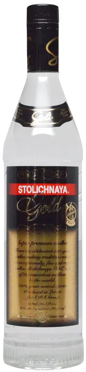 STOLICHNAYA GOLD IMPORTED VODKA