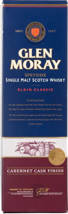 GLEN MORAY CABERNET CASK SPEYSIDE (BOX)