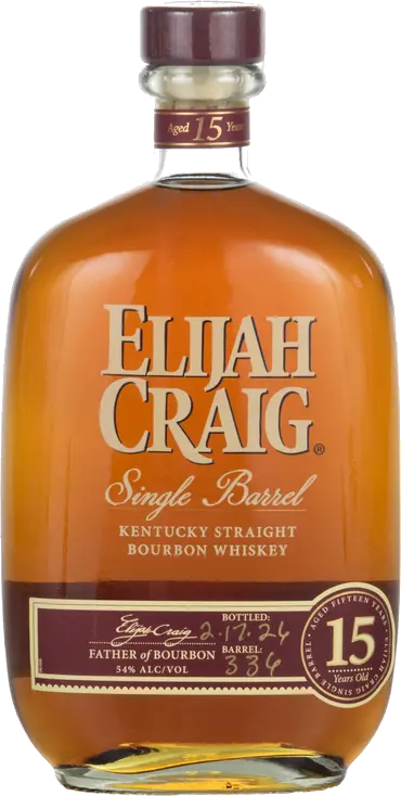 ELIJAH CRAIG 15 YEAR